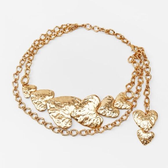 Zara Leaf Shaped Chain Belt New 80 main image 4